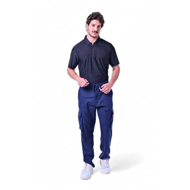 Imagem de Calça Masculina Cargo Linho Cadarco-Masculino