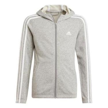 Imagem de Blusa Moletom Capuz Essentials 3-Stripes Adidas-Unissex