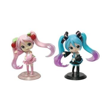 Imagem de Boneca Hatsune Miku Em Estilo Cartoon, Modelo Exquisito De Personagem 