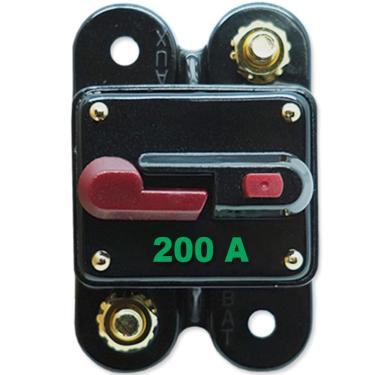 Imagem de Disjuntor Automotivo Proteção Som Bateria Resetável Liga Desliga