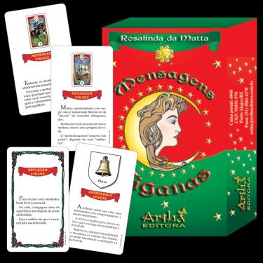 Imagem de Baralho Oráculo Mensagens Ciganas 53 Cartas Objetivas