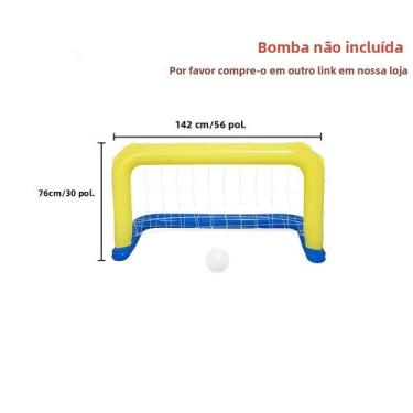 Imagem de Conjunto De Basquete Inflável Para Natação Bestway, Jogo Flutuante Par