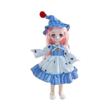 Imagem de Boneca BJD De 23cm Para Crianças, Presente Feminino, Estilo Douyin, Ro