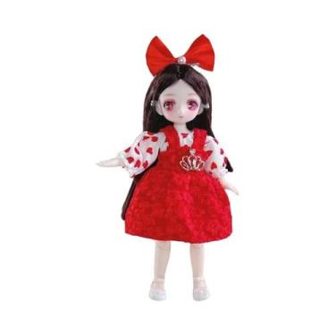 Imagem de Boneca BJD De 23cm Para Crianças, Presente Feminino, Estilo Douyin, Ro