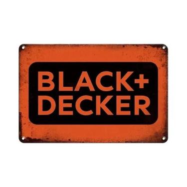 Imagem de Placa De Metal Retrô Vintage Da Marca Stihl Para Decoração De Parede E