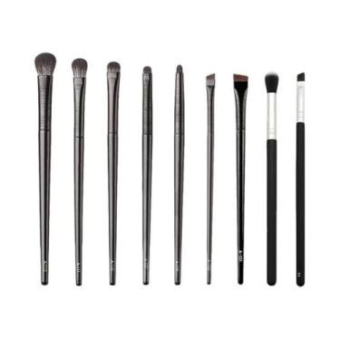 Imagem de Conjunto De Pincéis De Maquiagem Natural Profissional Para Olhos, Somb