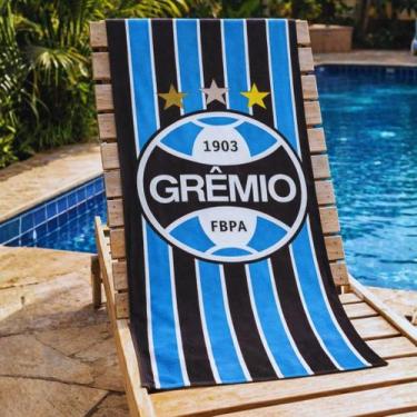 Imagem de Toalha Times Brasileiros Praia Piscina Banho 140x70 100 Algodão - Lepp