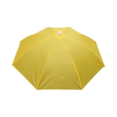 Imagem de Chapéu Guarda-Chuva Dobrável Para Atividades Ao Ar Livre, Anti-Chuva E