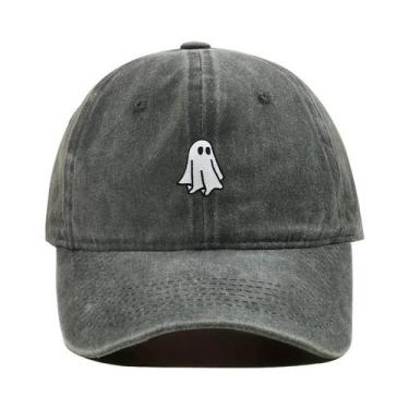 Imagem de Boné De Beisebol Bordado Com Padrão De Fantasma De Halloween Para Home