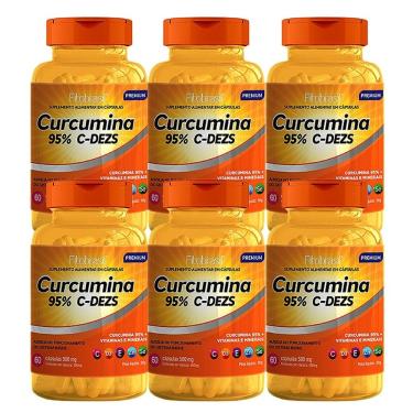 Imagem de Curcumina C-DESZ kit com 6 unidades (Curcumina, vitamina C, D, E, selênio e zinco) - 60 cáps