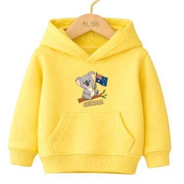 Imagem de Moletom Canguru Infantil Estampa Austrália Canguru Barcos 1030 Criança