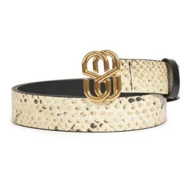 Imagem de Cinto Feminino Animal Print Lançamento Schutz Cor:;Tamanho:P-Feminino
