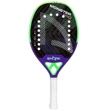 Imagem de Raquete Shark Monster 20mm Beach Tennis - Mathieu Guegano - Preto - Unissex - Único-Unissex