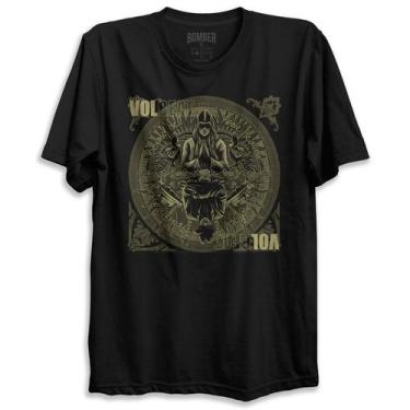 Imagem de Camiseta Preta Banda Volbeat 16 Dollars Bomber Rock Heavy Metal, EG