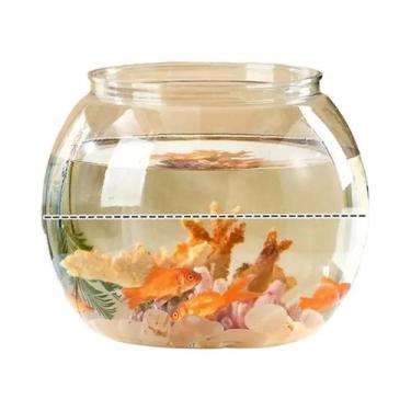 Imagem de Aquário De Vidro Transparente Pequeno E Resistente Para Peixes Betta E