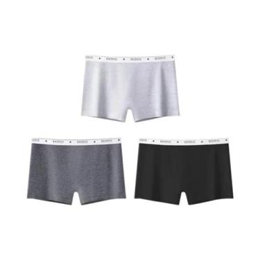 Imagem de Shorts Boxer Esportivos Femininos plus Size Sem Costura Para Verão - o