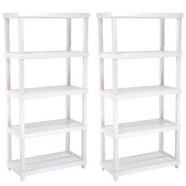 Imagem de Kit 2 Estantes Modular 5 Prateleiras Câmara Fria Até 250kg M - Ordene