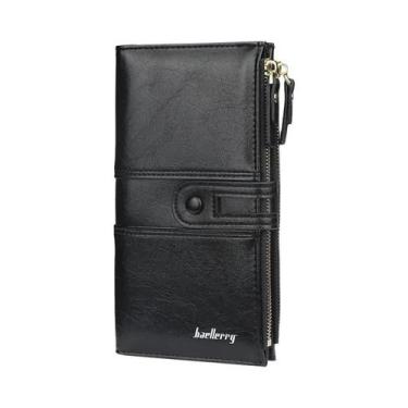 Imagem de Carteira Feminina Longa De Couro PU 2023, Porta Cartões De Alta Qualid