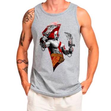 Imagem de Camiseta kratos god of war games jogos camisa masculina lançamento 02 