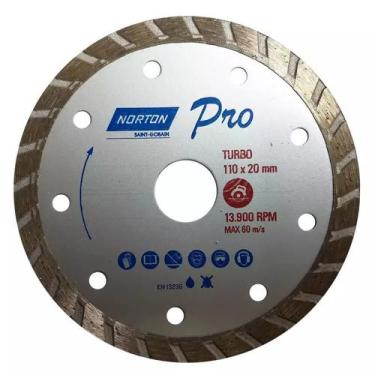 Imagem de Disco Diamantado Turbo 110mm Norton