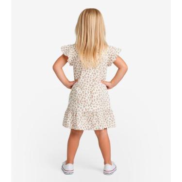 Imagem de Vestido Infantil Com Manga Godê Select Rosa, 4, Rosa