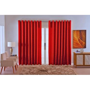 Imagem de cortina sala quarto decoraçao jacquard tecido luxo 4,00x2,80 cor:avela