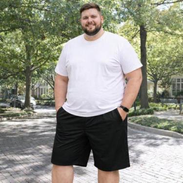 Imagem de Kit 2 brmuda de tactel plus size g1 g2 g3 - SUBIMISSION, Preto, G3