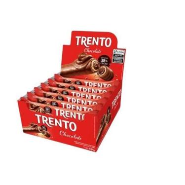 Imagem de Chocolate Trento Chocolate 38% Com 16 Unidades De 29g