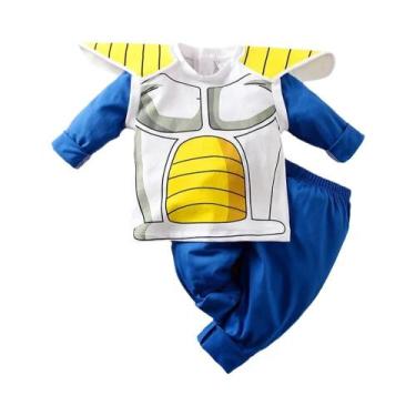 Imagem de Roupas De Algodão Unissex Para Bebês, Manga Longa, Estilo Anime, Conju