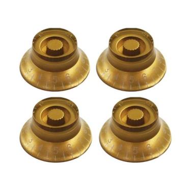 Imagem de Botões De Guitarra Elétrica Estilo LP 4 Peças Top Hat Controle De Velo