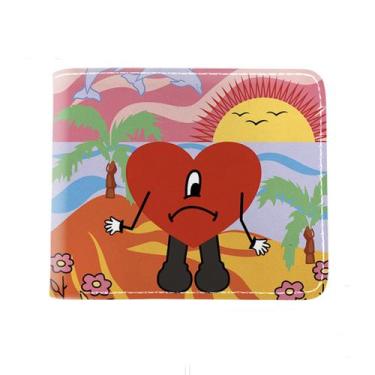 Imagem de Carteira Anime Bad Bunnys Anime Leather Carteira curta dobrável - Yiwe