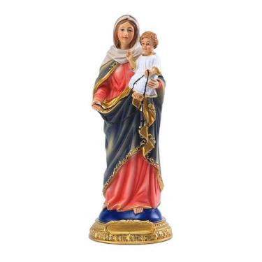 Imagem de Ornamentos Estatueta Religiosa Escultura Virgem Maria com Jesus - yiwe