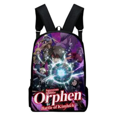 Imagem de Mochila Orphen Kids School Mochila escolar impressa em 3D em nylon 30x