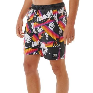 Imagem de Bermuda Rip Curl Surf Revival Hoffman Volley Black-Unissex