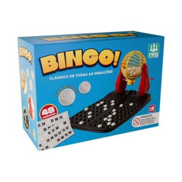 Imagem de Jogo Bingo Completo 48 Cartelas + Bolinhas - Nig Brinquedos