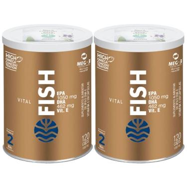 Imagem de Kit 2X Vital Fish - 120 Cápsulas - Vital Âtman-Masculino