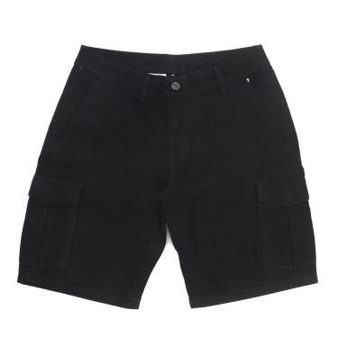 Imagem de Bermuda Volcom Jeans Cargo Bevel Model 2 - Preto-Masculino