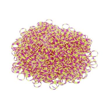 Imagem de Brincos De Elástico Bicolor Para Meninas, Brinquedo DIY Para Fazer Joi