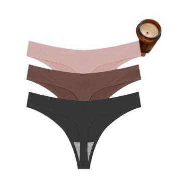 Imagem de Conjunto De Lingerie Sexy E Respirável Para Mulheres, T-back G-String,