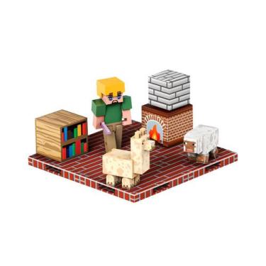 Imagem de Infinityblox Infini Mine Aquecendo na Lareira  32 Blocos Magnéticos Cr