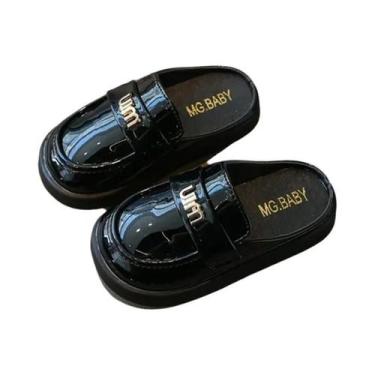 Imagem de Sandálias De Couro Para Meninas, Elegantes E Confortáveis, Estilo Prin