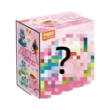 Imagem de Blocos De Montar Pokémon: Pikachu, Charmander, Psyduck, Sprigatito, Ee