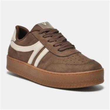 Imagem de Tênis Via Marte Feminino Bege Café Dourado, Café, 36