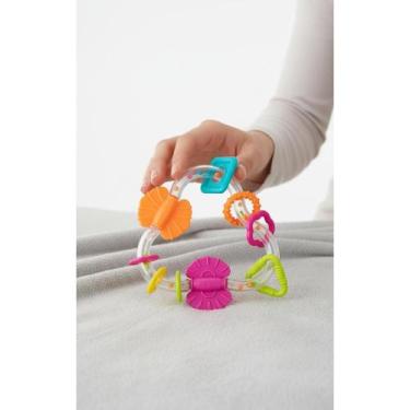 Imagem de Chocalho Mordedor Atividades Bebê Multifuncional Multicor - Buba