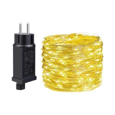 Imagem de Luzes De Natal LED Para Exterior 10M-100M Fio De Cobre 110V 220V Para 