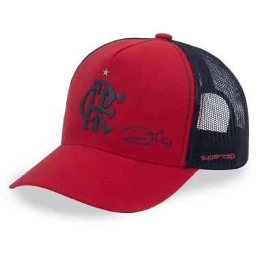 Imagem de Bone Supercap Flamengo Zico Silk 3D-Unissex