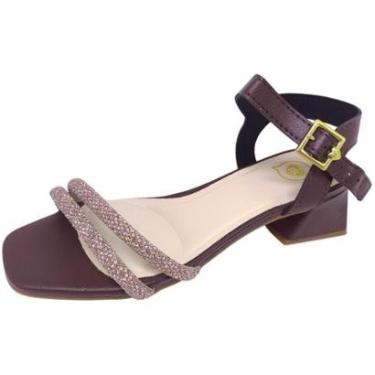 Imagem de Sandália Infantil Menina Salto Bloco Elegante Molekinha-Feminino