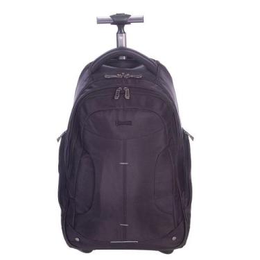 Imagem de Mochila Carrinho 2x1 2 Compartimentos Sestini New Next - Preto, Preto