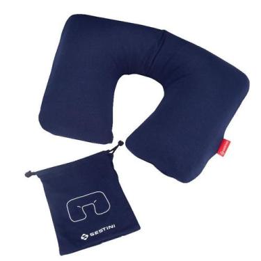 Imagem de Travesseiro Inflável - Marinho - Sestini, Azul