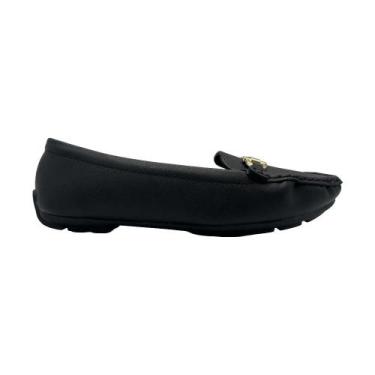 Imagem de Sapato modare mocassim ref:7035641 feminino, Preto, 37